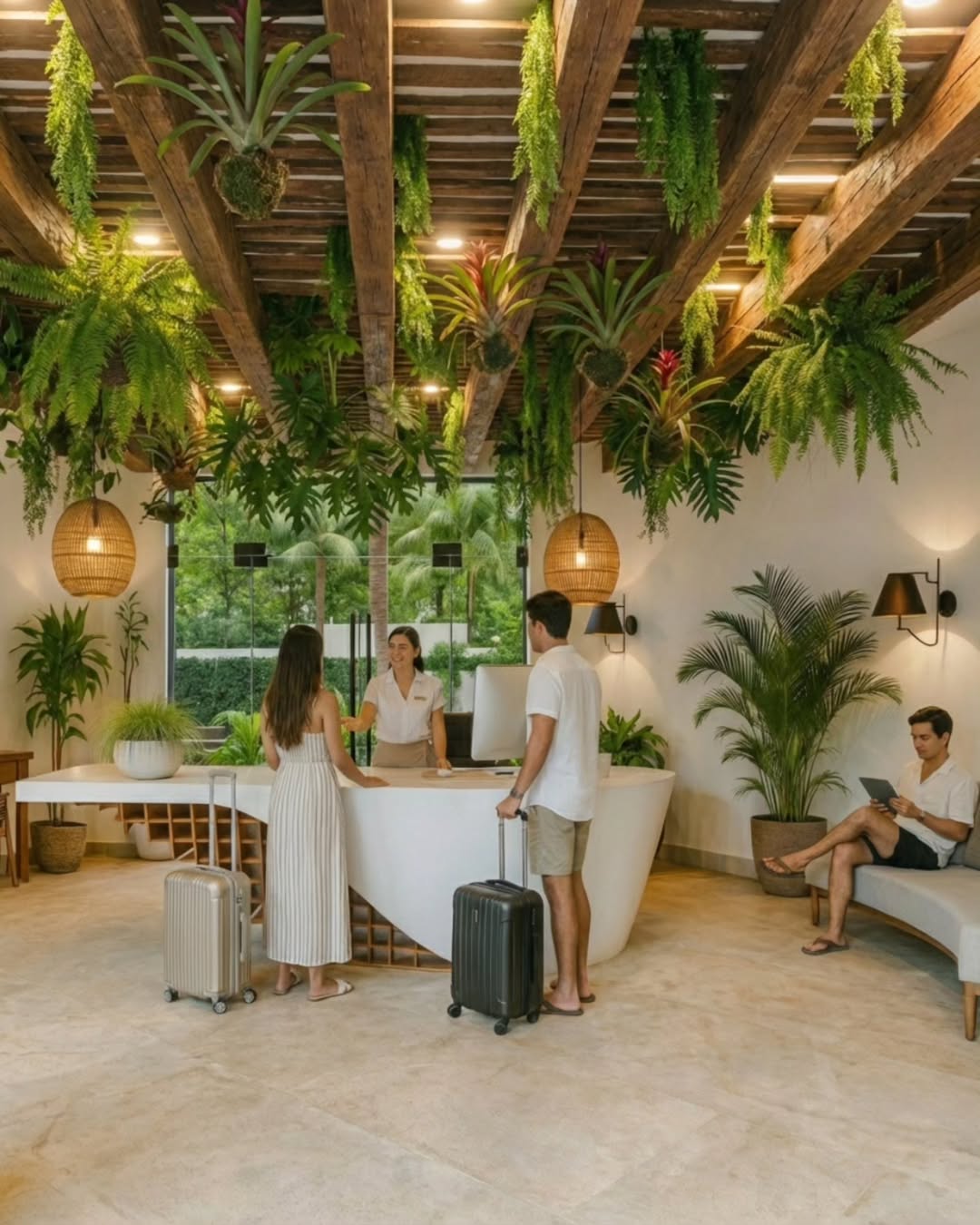 Fachada elegante de residencial